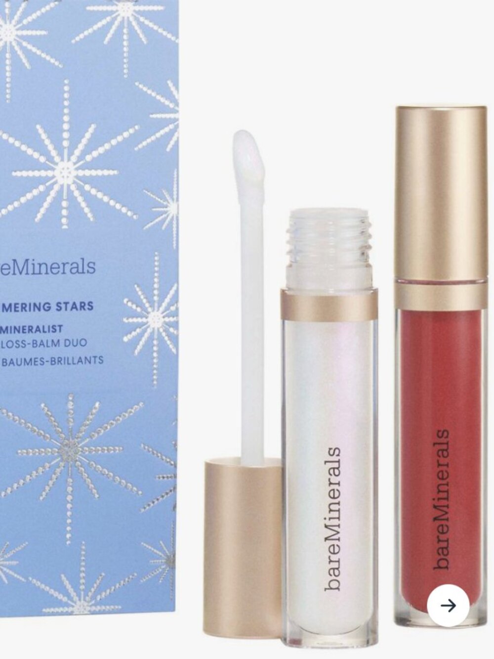Bareminerals Shimmering Stars Mineralist Lip Gloss-Balm Duo